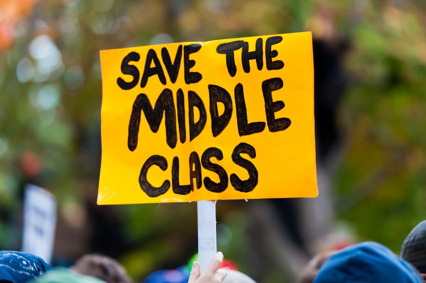 MIDDLE-CLASS INTO POVERTY